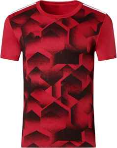 บริการขายส่งเสื้อผ้ากีฬาคุณภาพสูงแบบ OEM พร้อมบริการสกรีนโลโก้ตามสั่ง สำหรับเสื้อยืดเทนนิสพิมพ์ลายดิจิทัลสำหรับทุกเพศ - Product Image 3