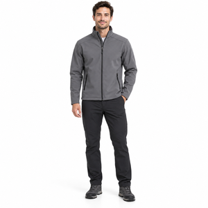 Custom Logo <b>Men</b> Softshell Jacket Waterproof Wind Resistant <b>Thermal</b> Outdoor Workwear Jacket for Hiking and Travel - Product Image 1