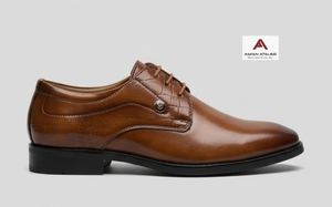 Chaussures habillées Oxford marron à bout pointu pour hommes avec fermeture à lacets, élégantes pour affaires, mariages et soirées - Product Image 4