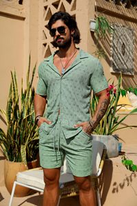 Men Vacation <b>Set</b> Print Short Sleeve Shirt Beach Shorts Matching Summer Casual Colorful Lightweight top mens <b>twin</b> <b>set</b> - Product Image 3