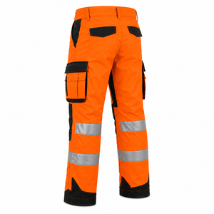 Pantalones de Trabajo de Seguridad Reflectantes de Alta Visibilidad, Resistentes al Fuego, para Minería, Color Sólido, Poliéster Industrial - Product Image 6