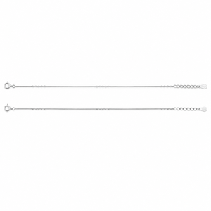 925 Sterling Silver Minimalist Beaded Chain <b>Anklet</b> for Women Dainty Everyday Jewelry Daily Wear Gift High Polish Finish Fine Ank - Product Image 5