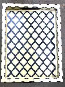 Elegantes Bandejas Redondas Decorativas Hechas a Mano con Incrustaciones de Hueso para Catering, Hogar, Hotel, Restaurante, Bodas, Fiestas, Servicio de Mesa - Product Image 3