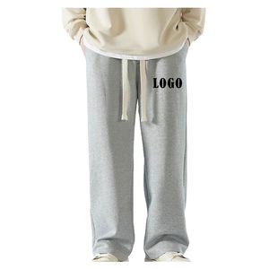Logo personnalisé, molleton de haute qualité, coton, polyester, imperméable, respirant, taille élastique, streetwear décontracté, uni, unisexe, course à pied - Product Image 5
