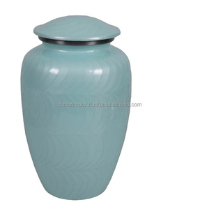 cremation Urn Decorative Metal Cremation Urn Memorial Urn Durable with Polished Design at wholesale price - Product Image 2