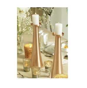 Solid Metal Copper Colored Wax <b>Jar</b> <b>Decor</b> Candle Holder Best for Table <b>Decor</b> Design Votive for Christmas <b>Decoration</b> - Product Image 6