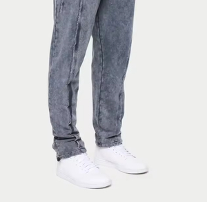 ชุดวอร์มแฟชั่นขายดี ทรงปกติสำหรับผู้ชาย ฤดูหนาว มีฮู้ด สไตล์ลำลอง ลวดลายพิมพ์ลายแบบ Acid Wash ผ้าฝ้าย 100% ระบายอากาศได้ดี แห้งเร็ว - Product Image 2