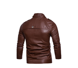 Veste d'hiver décontractée unisexe en cuir de vachette véritable de qualité supérieure OEM ODM, imperméable, respirante, séchage rapide, fermeture éclair écologique - Product Image 5