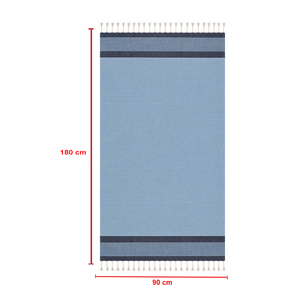 Serviette de plage Fouta au design moderne et luxueux, 100% coton, serviettes de plage turques, rayées, teintes en fil, séchage rapide, pour l'été - Product Image 6