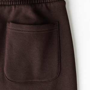Best Quality 100% Cotton Men's Summer Athletic Fitted Shorts with <b>Elastic</b> Waist Quick-Drying <b>String</b> Pockets Bermuda Style - Product Image 5
