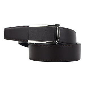 Ceinture en cuir de vachette classique de qualité supérieure pour homme, longueur réglable, boucle en acier, écologique, durable et robuste - Product Image 4