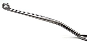 Pinces Magill angulées en acier inoxydable, instrument chirurgical manuel réutilisable pour usage ORL adulte - Product Image 2