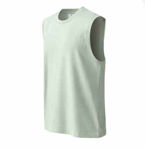 Chaleco Deportivo de Verano 2026 para Hombre, Talla Grande, 220 g/m², 100% Algodón, Transpirable, de Secado Rápido, Tejido, para Gimnasio y Entrenamiento - Product Image 5
