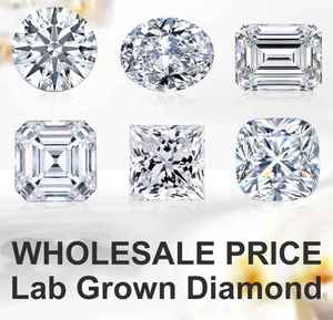 Diamant de laboratoire VS1 taille coussin de 0,50 à 3,50 carats, certifié IGI, pierre libre pour bague de fiançailles, cadeau et fabrication de bijoux - Product Image 4