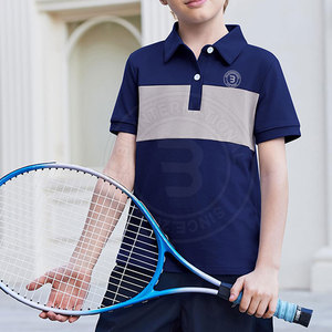 Youth Golf <b>Polo</b> Shirts Moisture Wicking <b>Sports</b> Shirts Junior Golf Apparel Lightweight Tops Stretch Performance - Product Image 4