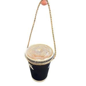 Durable Bamboo Seagrass Cup <b>String</b> Strap Trap Handle Holder Folding Rack Beverage Use Clean Neat Hot Sale - Product Image 4