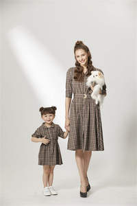 เดรสเสื้อยืดแฟชั่นทรงสลิมฟิตสำหรับเด็ก - Product Image 4