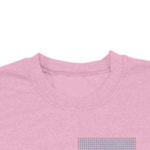 Sweat-shirt rose à col rond avec motif de lettres entrelacées, pull décontracté à manches longues pour un style streetwear quotidien - Product Image 2