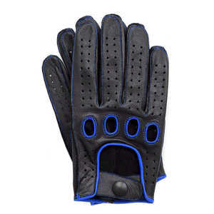 Guantes de Conducción HSI para Hombre, Retro Clásicos, de Piel de Oveja, Transpirables, Perforados, con Pantalla Táctil, para Todas las Estaciones - Product Image 2