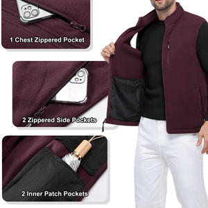 Gilet en polaire de laine de haute qualité, respirant et confortable pour l'automne, sans manches, vente en gros à prix abordable, look élégant - Product Image 6