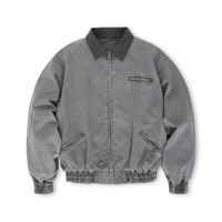 Blouson Bomber Unisexe Hiver Personnalisé OEM, Robuste, en Polaire, Imperméable, Respirant, Écologique, Vêtement de Travail, Motif Frontal au Design Original
