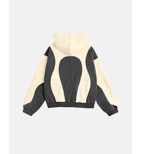 Sudadera con Capucha Extra Grande Personalizada OEM para Hombre, Manga Raglán, Estampado en Serigrafía, Algodón Tejido Negro, Ropa de Otoño, Corte Regular - Product Image 2