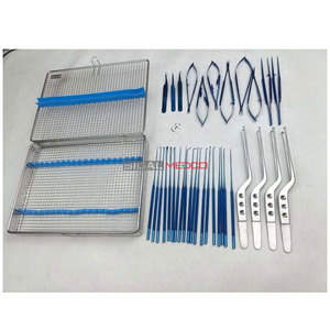 Ensemble d'instruments micro-dissecteurs neurochirurgicaux manuels en acier inoxydable de haute qualité et de précision, marque SIGAL MEDCO, certifiés CE, pour le cerveau - Product Image 2