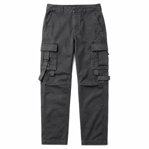 Pantalon cargo décontracté, mode unique, couleur personnalisée, look varié, pantalon cargo toutes tailles, pantalon cargo uni teint, service OEM - Product Image 4