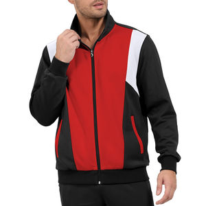 Survêtement d'entraînement d'hiver 100 % coton pour hommes, grande taille, à capuche, personnalisé, respirant, avec fermeture éclair, pour adultes - Product Image 5