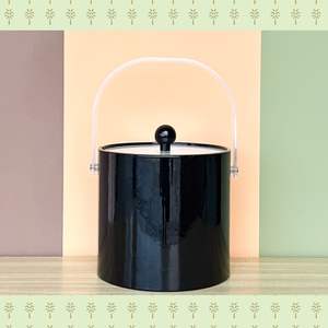 Seau à glace en résine moderne fait à la main, récipient de refroidissement pour boissons, pour vin, champagne, bière, bac de stockage de glace pour bar à domicile - Product Image 1