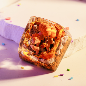 Keycaps Artisanat Forêt Mystique, Keycaps Artisanat Personnalisé, Keycaps Anime Mignons, Keycaps Verts, Ensemble de Keycaps, Keycaps en Bois - Product Image 5