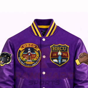 Veste universitaire légère pour homme HBCU, coupe confortable, veste universitaire personnalisée, veste de collège, veste universitaire sur mesure - Product Image 2