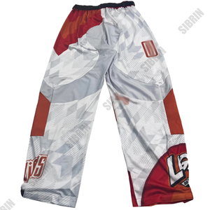 Pantalones de Hockey en Línea Sublimados con Impresión Personalizada Sibrin, Malla de Poliéster, Acolchado Cordura, Protección Profesional, Absorción de Humedad - Product Image 3