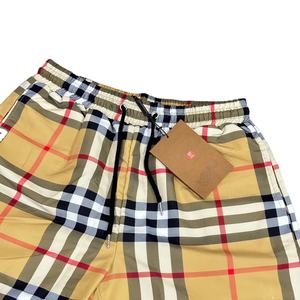 Nouveauté : Short de bain décontracté pour homme, brodé, imprimé rayures, respirant, style hip-hop, écologique, 100 % polyester - Product Image 3