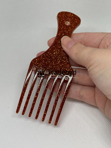 Peine de Resina Ecológico de Estilo Hada de Tradebyd, Herramienta Elegante para el Cuidado del Cabello, para Cabello Grueso, Rizado, Liso y Ondulado - Product Image 4