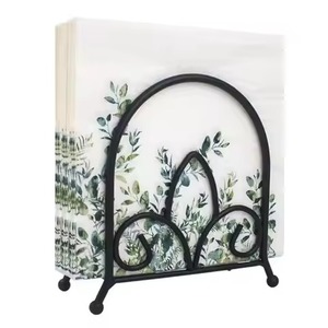 Polished Metal Napkin Stand For Dining Table And <b>Kitchen</b> Decorative <b>Tissue</b> <b>Holder</b> For Home Office And Restaurant - Product Image 6