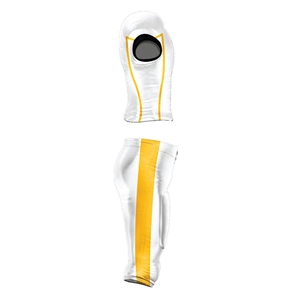 Pantalones de Fútbol Americano a Rayas Blancas y Amarillas, Sublimados, Transpirables, Ajustados, Uniforme Masculino para Todas las Temporadas - Product Image 2