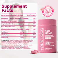 Capsules d'équilibre hormonal 12 en 1, vitamine B6 B12, huile d'onagre, soutien à la périménopause et à la ménopause, complément alimentaire naturel