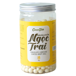 Meilleur chocolat composé en gros, OEM/ODM, haute qualité, pour boulangerie, HALAL, billes de chocolat blanc croustillantes, décoration de gâteaux au cacao - Product Image 1