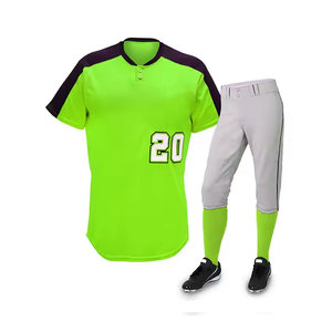 Best Design Baseball Uniform Comfortable High Quality Sports Wear Light Weight Breathable Baseball Uniform Sports Jerseys - Product Image 1