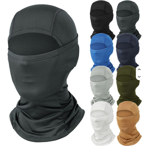 Cagoule noire respirante pour le ski, masque intégral, protection UV, cache-cou pour le cyclisme et la moto - Product Image 3