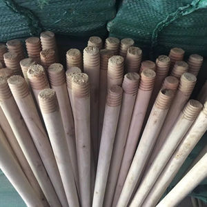 Mango de escoba de madera con revestimiento de PVC, color personalizado, alta calidad / Palos de mopa de madera / Mango de escoba - Product Image 1