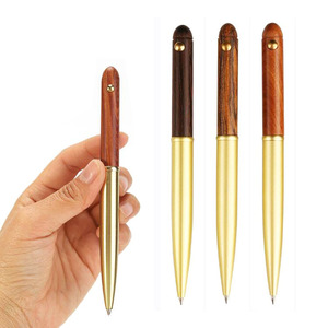 NW007BP Luxury Twist <b>Ballpoint</b> <b>Pen</b> Wooden Brass Creative <b>Pen</b> Wood Design Gift Signature <b>Pen</b> for advertising - Product Image 1