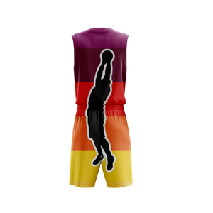 Uniforme de basket-ball pour hommes personnalisé avec impression par sublimation, logo d'équipe, nom et numéro personnalisés, vêtements de sport sur mesure - Product Image 4