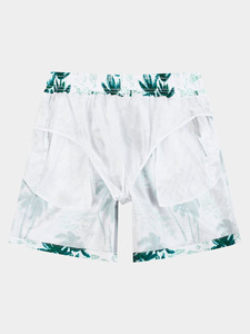 กางเกงขาสั้นกีฬาชายสำหรับออกกำลังกาย วิ่ง ปั่นจักรยาน และเล่นกีฬาชายหาดในฤดูร้อน มีกระเป๋า  แบบเรียบ - Product Image 4