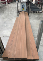 Plancher composite bois-plastique co-extrudé imperméable pour extérieur, idéal pour terrasse, jardin et patio