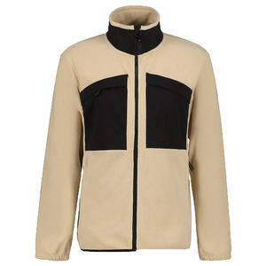 Chaqueta de hombre de alta calidad, color piel, acolchada, gruesa, de lana polar para invierno, chaqueta bomber personalizada para hombre. - Product Image 1
