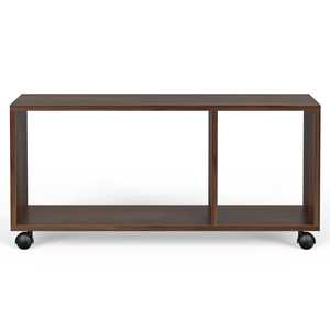 Mesa de Centro Moderna Taury de Madera de Arce Marrón/Consola para Tetera con Ruedas para Sala de Estar, Muebles de Hogar, Compatible con Juego de Sofás - Product Image 2