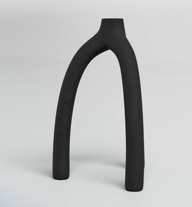 Nouveauté 2026 – Porte-bougie noir créatif à 3 bras en forme d'arête de cheval, style nordique contemporain pour salon et cheminée - Product Image 5