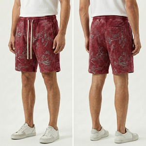 Concevez vos propres shorts décontractés pour hommes, personnalisés, en denim délavé, service OEM, haute qualité, séchage rapide, respirant - Product Image 5